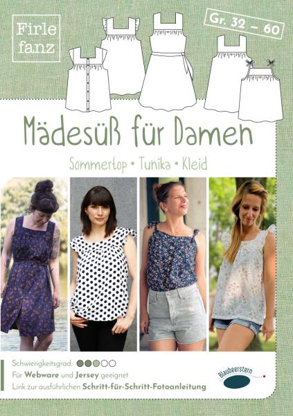 Schnittmuster Mädesüß für Damen by Blauberstern/Firlefanz